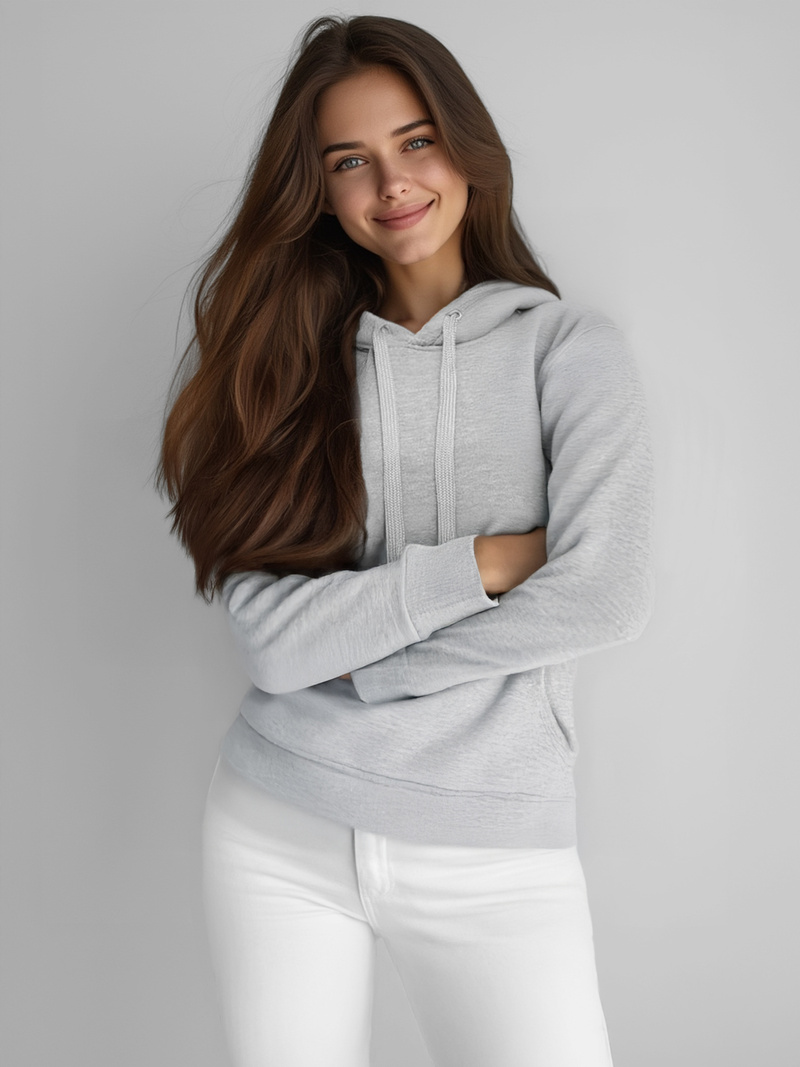 Sweat femme Gris OZONEE JS/W02Z