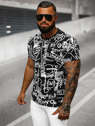 T-shirt Homme Noir OZONEE O/T1269/3