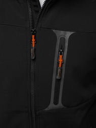 Veste Homme noir-orange OZONEE GE/12262