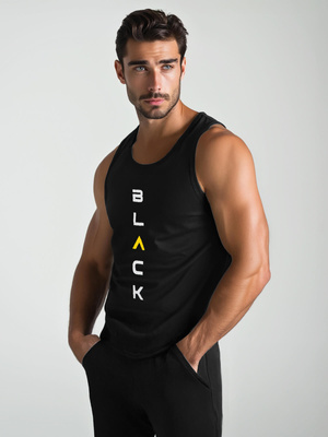 T-shirt Homme Noir OZONEE JS/8B1705/3