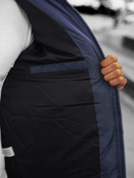 Veste Homme Bleu Foncé OZONEE JS/M8107