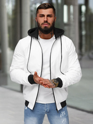 Veste Homme Blanc OZONEE JS/62M9502/281