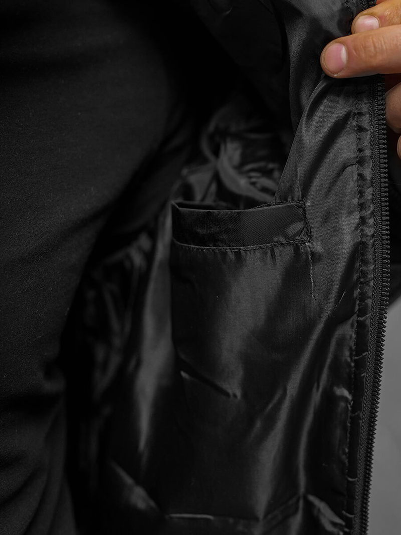 Veste Homme Noir OZONEE JS/8M986/392