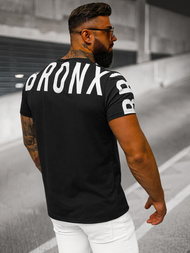 T-shirt Homme Noir OZONEE O/8T1265/3