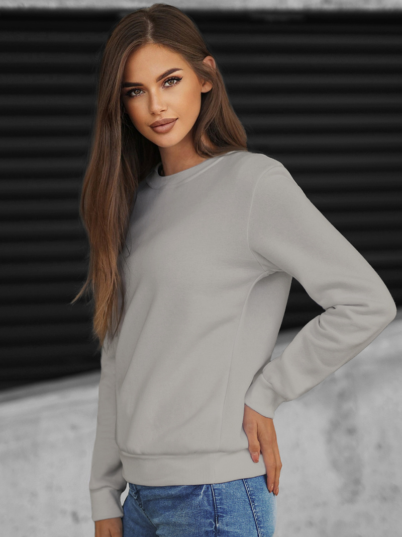 Sweat Femme Gris/2 OZONEE JS/W01/106Z