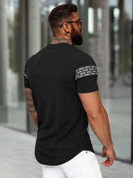 T-shirt Homme Noir OZONEE O/B1216