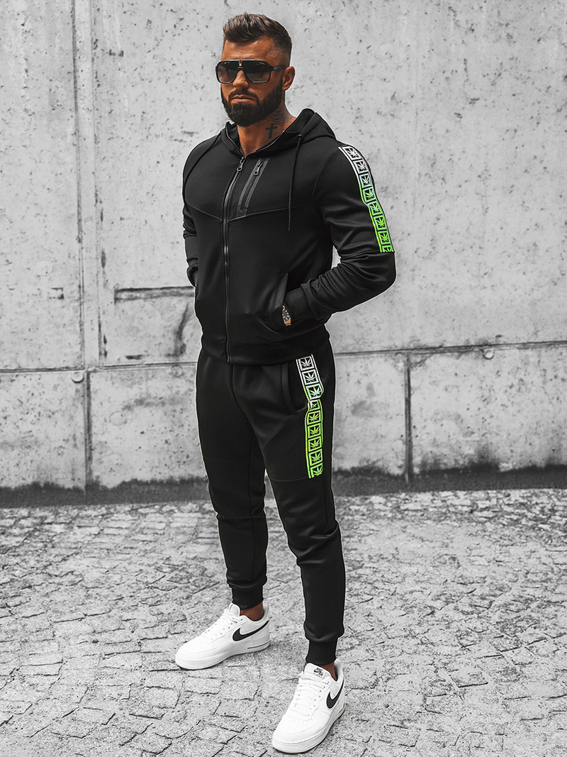 Survêtement Homme Noir OZONEE JS/C8118