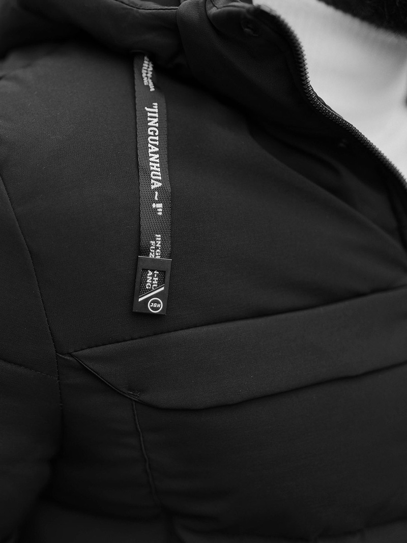 Veste D'hiver Noir OZONEE JS/22M58/392