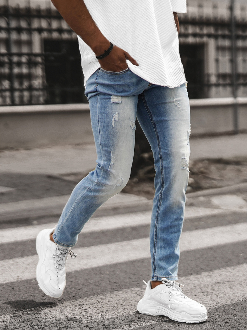 Jean Homme Bleu Clair OZONEE NB/MP0016BCZ