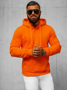 Sweatshirt Homme Orange OZONEE JS/2009Z