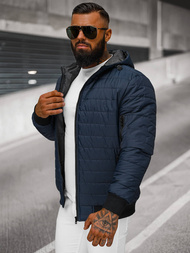 Veste Homme Bleu foncé OZONEE JS/MY13Z 