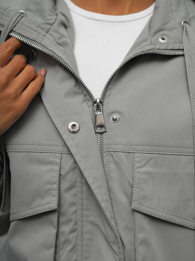 Veste Femme Gris OZONEE O/G118Z