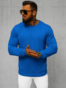 Sweatshirt Homme Bleu OZONEE JS/2001-10Z