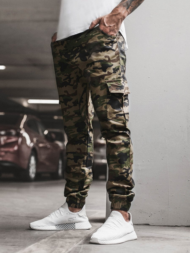Pantalon Jogger Homme Vert OZONEE A/404