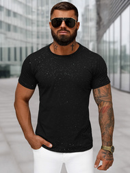 T-shirt Homme Noir OZONEE O/QQ1388