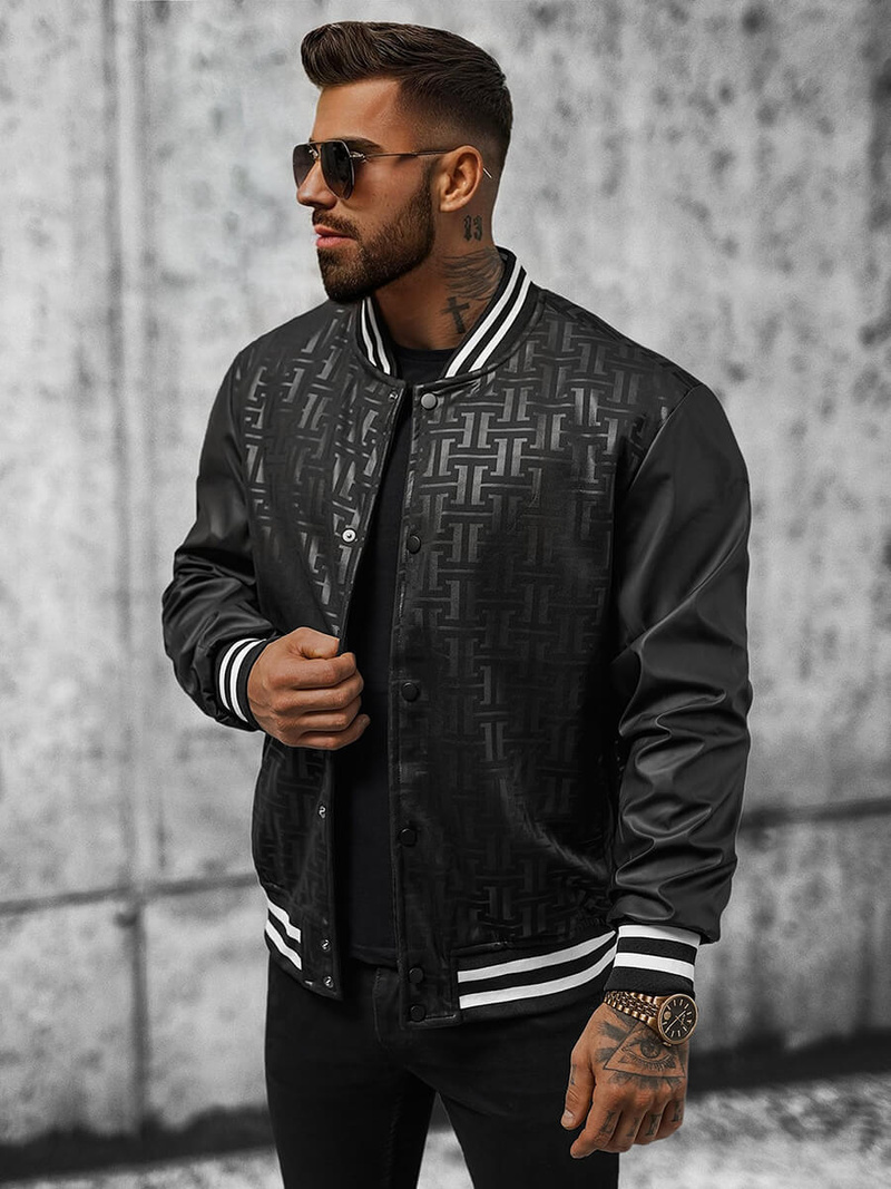 Veste Homme Noir OZONEE O/3A172