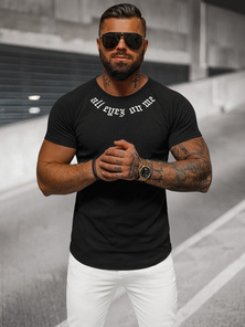 T-shirt Homme Noir OZONEE O/T7256