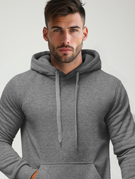 Sweatshirt Homme Gris foncé OZONEE JS/2009Z