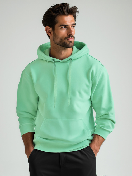 Sweatshirt Homme Menthe OZONEE JS/2009Z