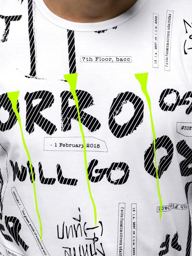 T-Shirt Homme Blanc OZONEE JS/SS10926