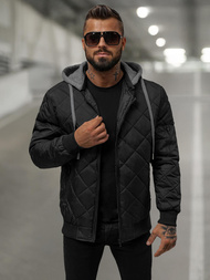 Veste Homme Noir OZONEE JS/8M986/392