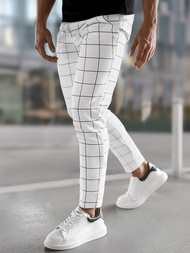 Pantalon Chino Homme Blanc OZONEE O/P4009Z