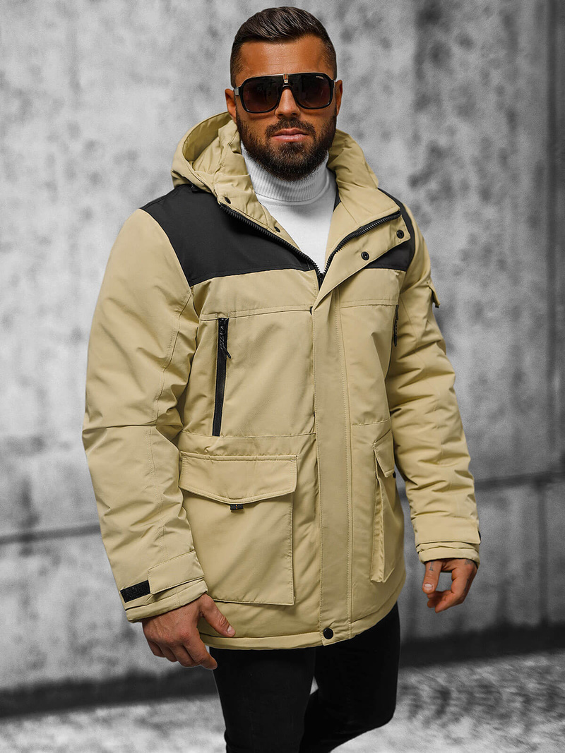 Veste Homme Beige OZONEE JS/22M322/62