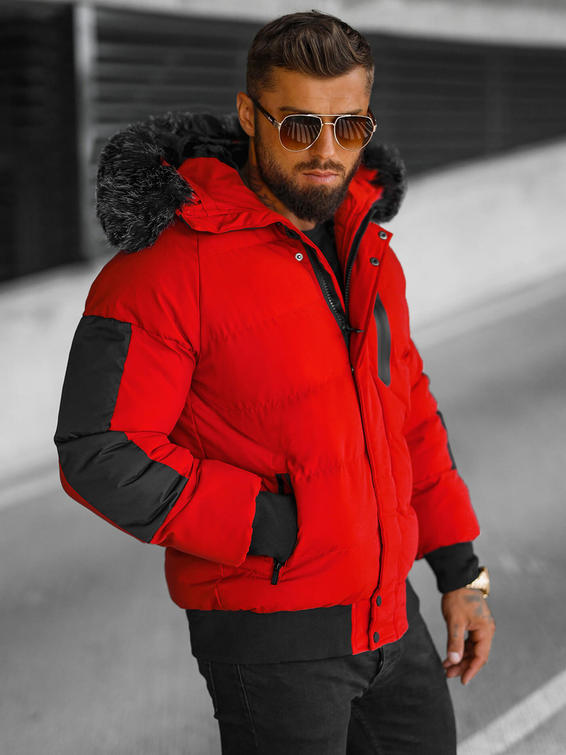 Veste Homme Rouge OZONEE O/M798Z