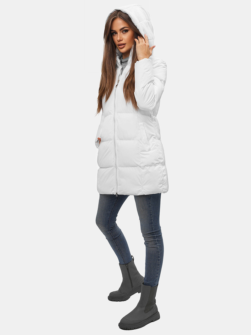 Veste Femme Blanc OZONEE JS/5M722/281