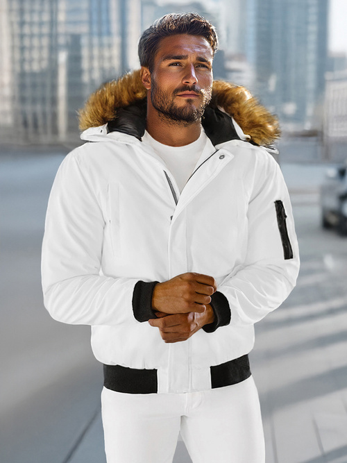 Veste Homme Blanc OZONEE JS/M2019/281Z