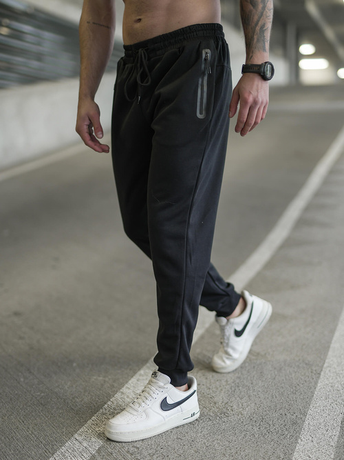 Pantalon de Survêtement Homme Noir OZONEE JS/17K1998/3