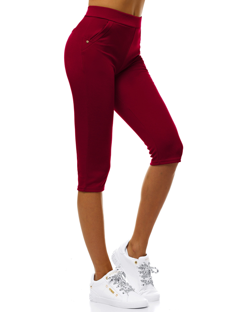 Legging femme bordeaux OZONEE JS/1027/C13