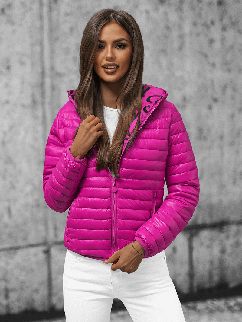 Veste Femme Réversible Rose Foncé OZONEE O/H953Z
