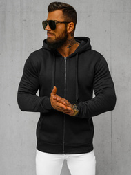 Sweatshirt Homme Noir OZONEE JS/2008Z