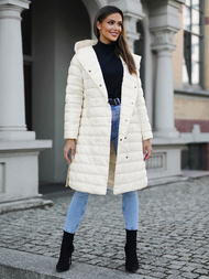 Manteau Femme Écru OZONEE JS/5M3159/254