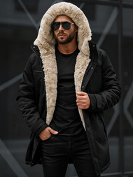 Veste D'hiver Noir OZONEE JS/22M316/392Z