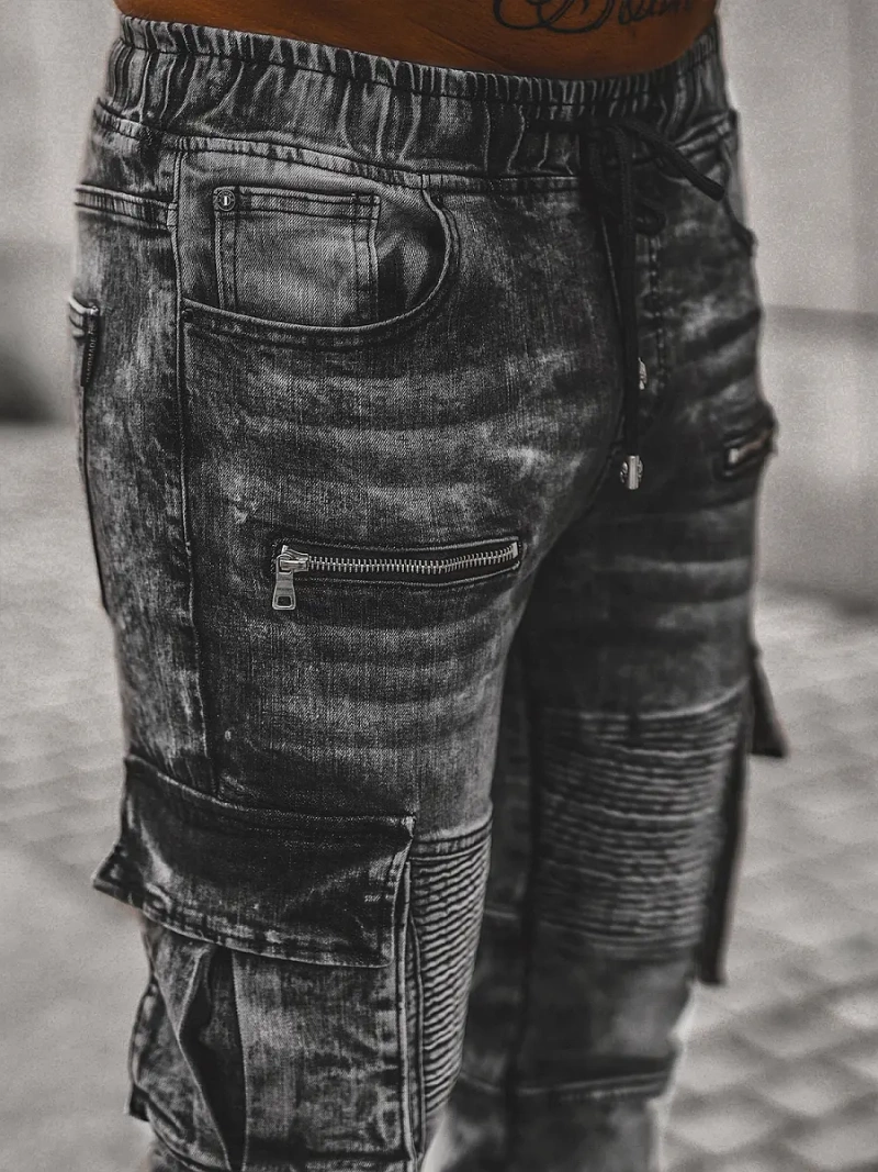 Pantalon Jogger Homme Noir OZONEE NB/MP0112N