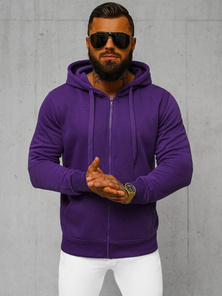 Sweatshirt Homme Violet OZONEE JS/2008Z