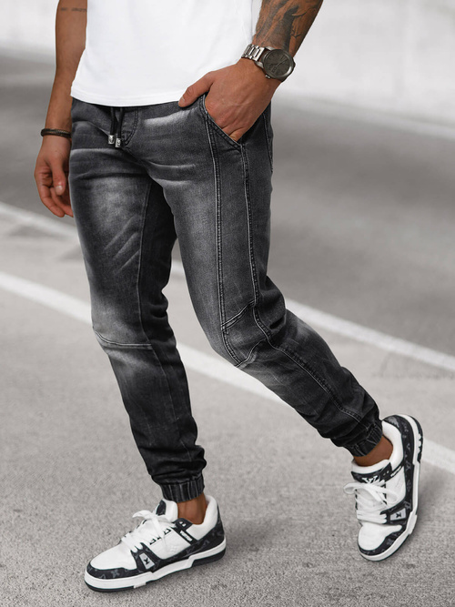 Pantalon Jogger Homme Noir OZONEE NB/MP0115N