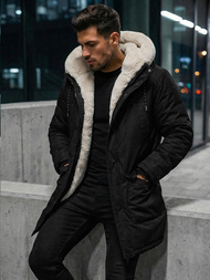 Veste D'hiver Noir OZONEE JS/5M120/392Z
