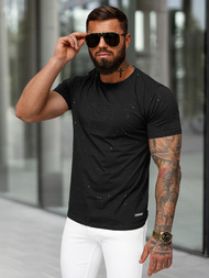 T-shirt Homme Noir OZONEE O/QQ1390