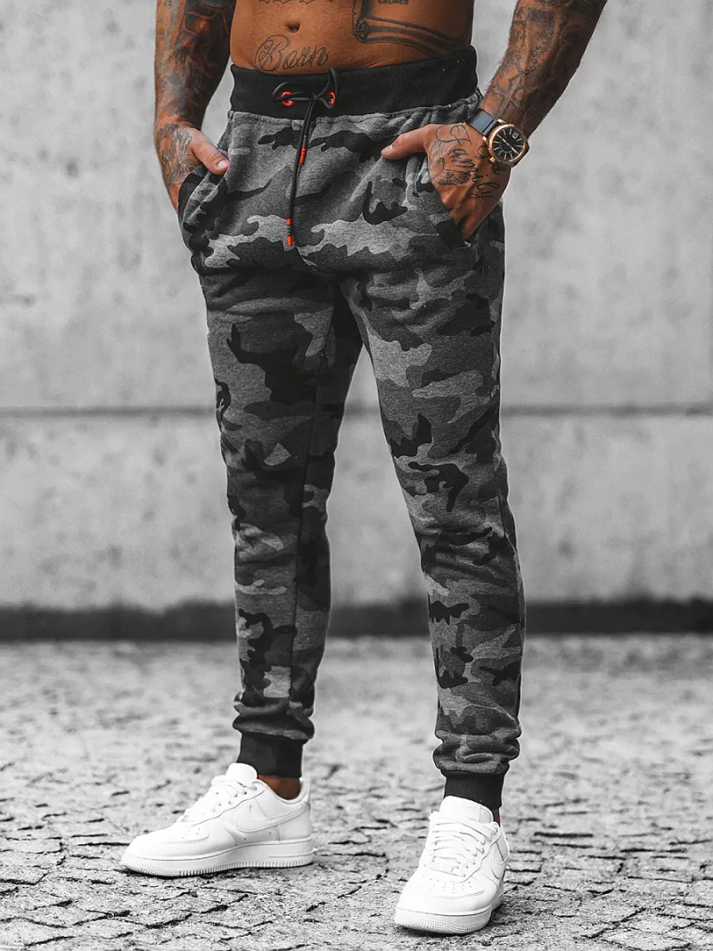 Pantalon de survêtement Homme gris foncé OZONEE JS/KZ15Z