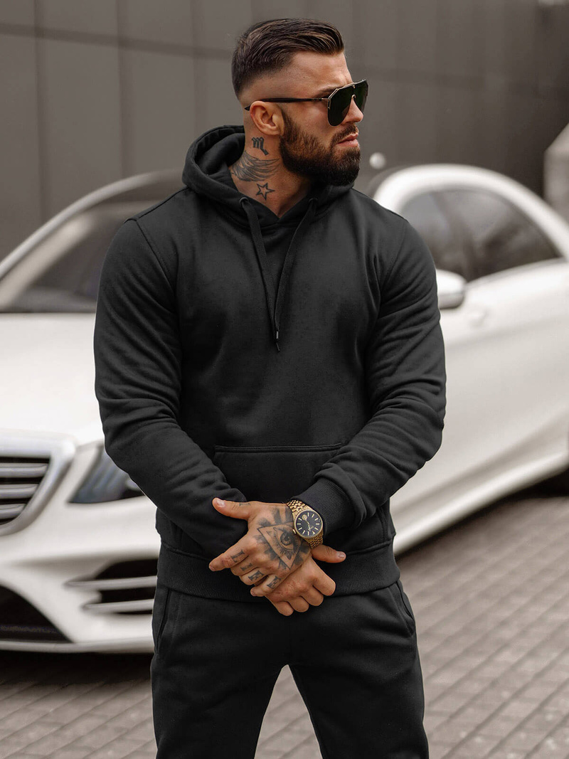 Survêtement Homme Noir OZONEE JS/68C10381/3Z