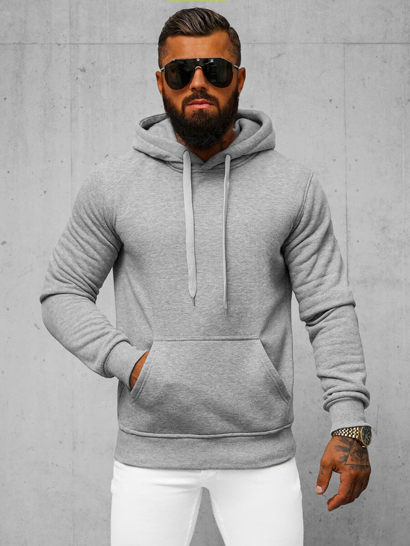 Sweatshirt Homme Gris OZONEE JS/2009Z