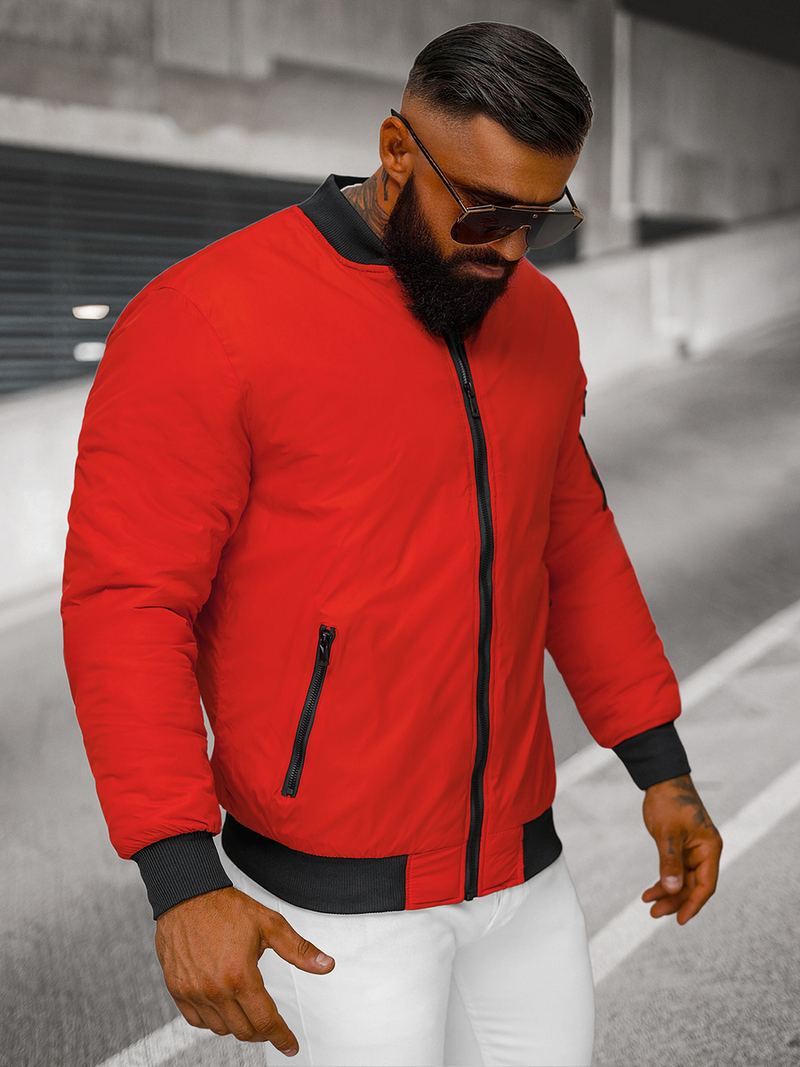 Veste Homme Rouge OZONEE JS/AK95Z
