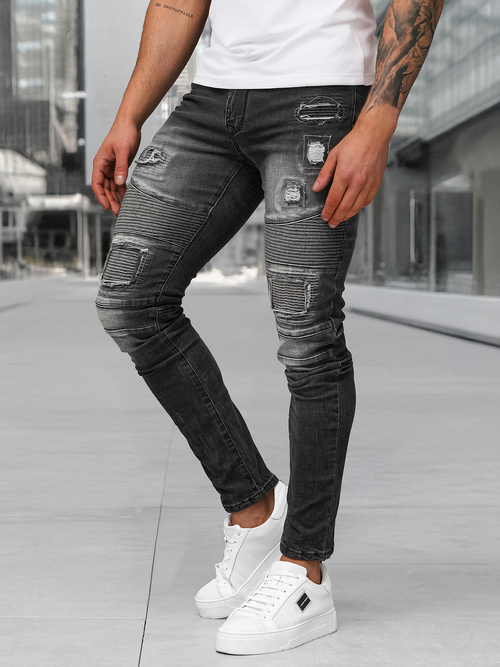 Jean Homme Noir OZONEE NB/MP0142NZ