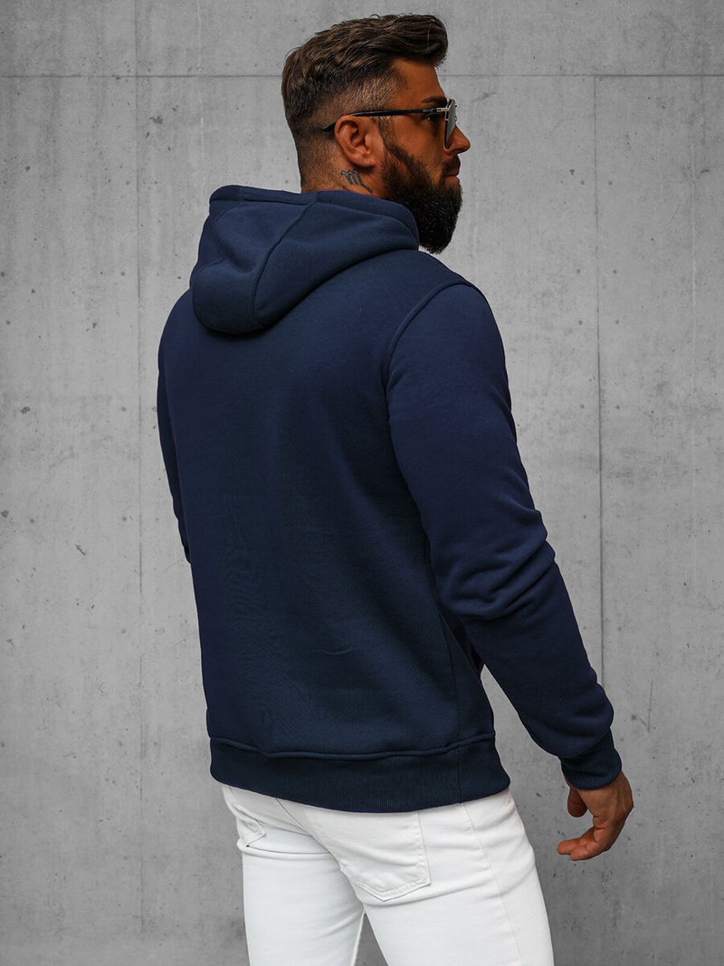 Sweatshirt Homme Bleu foncé OZONEE JS/2009Z