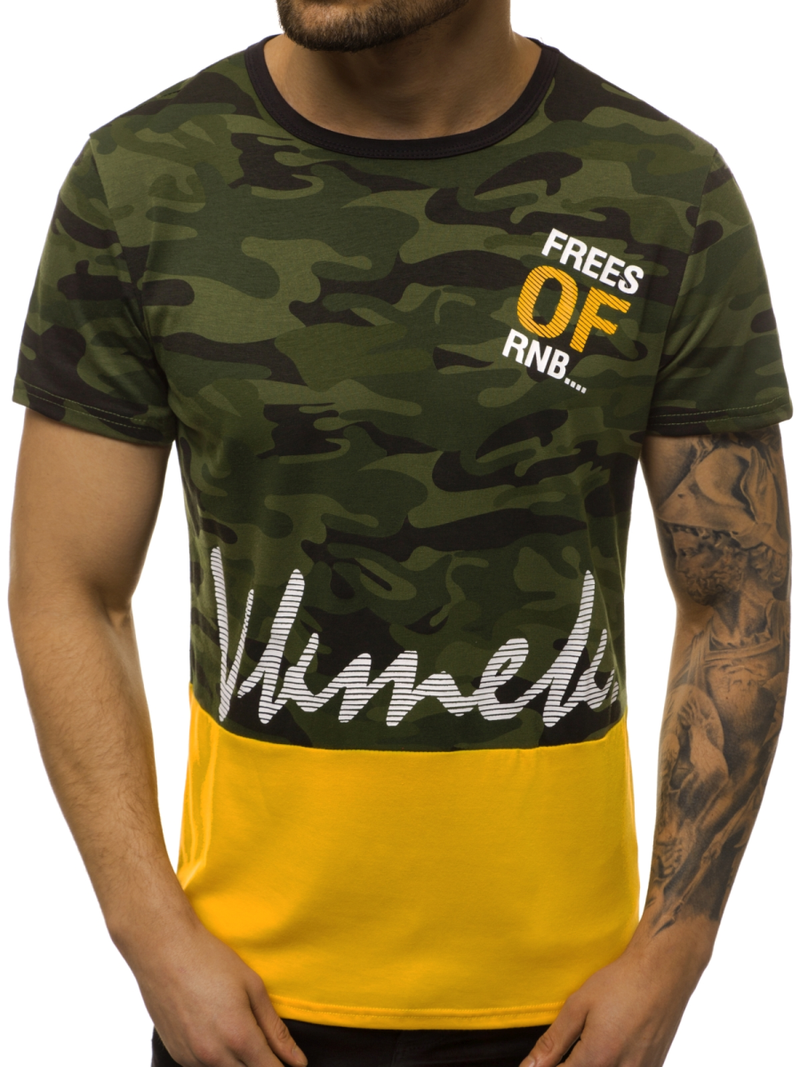 T-Shirt Homme Vert OZONEE JS/SS10978