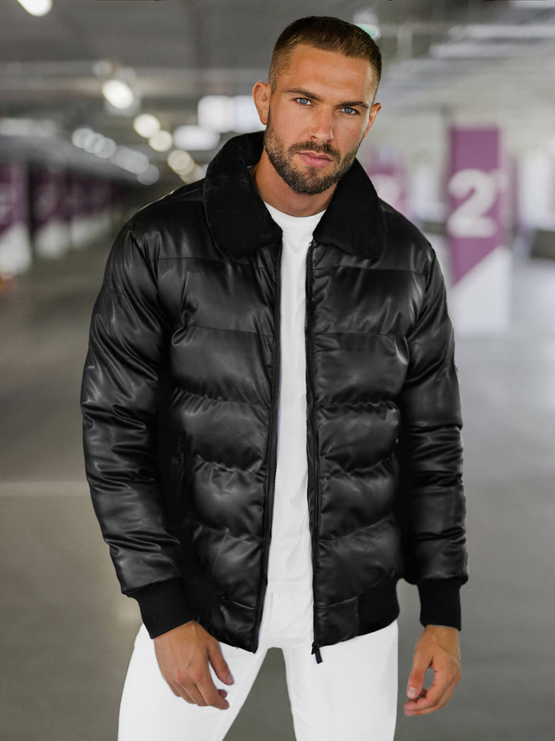 Veste Homme Noir OZONEE O/M795Z