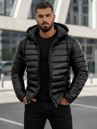 Veste Homme Noir OZONEE O/11Z8088Z